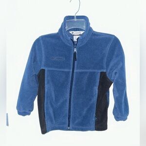 Columbia full zip fleece jacket sz 8 youth EUC LN